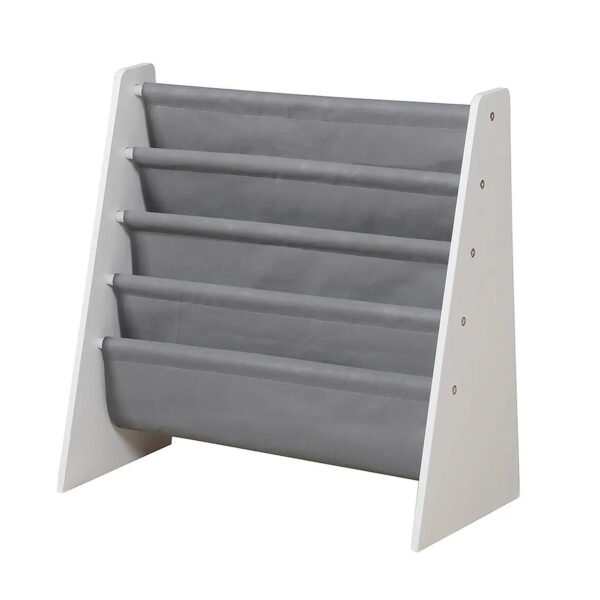 JWTR-3029-WG-1 Детска Етажерка за Книги и Играчки - WHITE/GREY