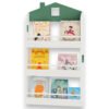 JWTR-3478 Детска Етажерка за Книги и Играчки – Къщичка