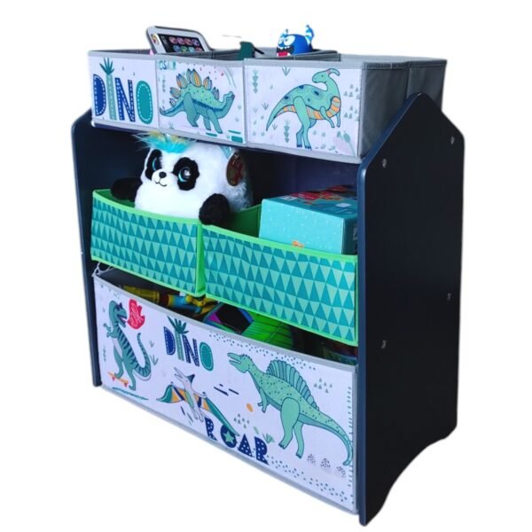 TF6502-10 Органайзер за Играчки с Кутии за Съхранение - DINOSAUR