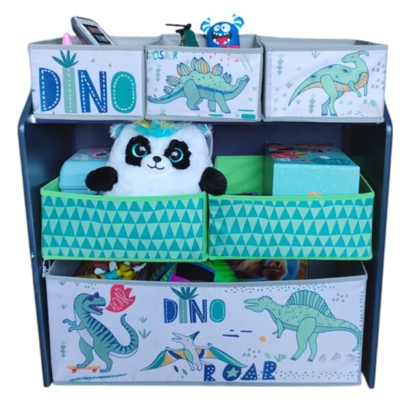 TF6502-8 Органайзер за Играчки с Кутии за Съхранение - DINOSAUR