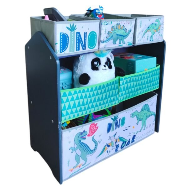 TF6502-9 Органайзер за Играчки с Кутии за Съхранение - DINOSAUR