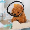 Детска Ветеринарна Клиника Играчка – Дървен Ветеринарен Център с Аксесоари и Плюшено Куче