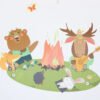 Детска Етажерка за Книжки и Играчки FOREST