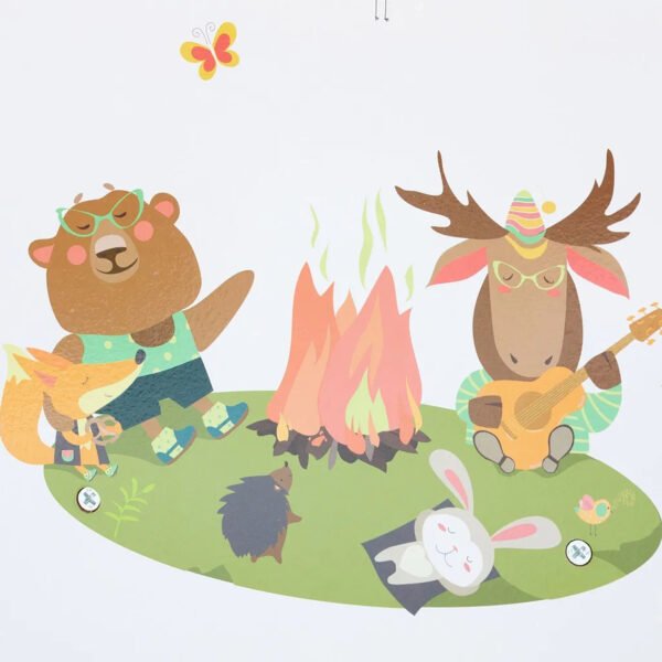 Детска Етажерка за Книжки и Играчки FOREST
