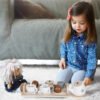 igrachka-darven-komplekt-za-kafe-i-chay-s-aksesoari-byal-siv-W10B318B-18 Детски Дървен Комплект за Чай и Кафе с Аксесоари - бяло/сиво