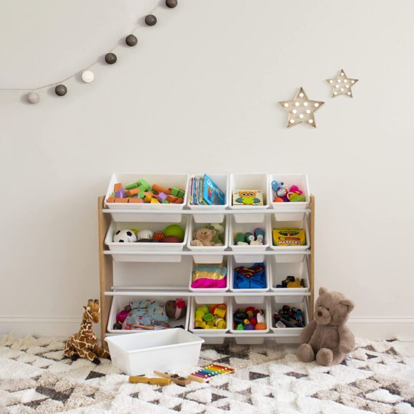 organayzer-za-detski-igrachki-ginger-home-darvo-i-byalo-jwtr-3278-13 Органайзер за Детски Играчки