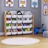 organayzer-za-detski-igrachki-ginger-home-darvo-i-byalo-jwtr-3278-15 Органайзер за Детски Играчки