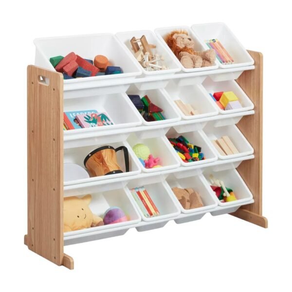 organayzer-za-detski-igrachki-ginger-home-darvo-i-byalo-jwtr-3278 Органайзер за Детски Играчки