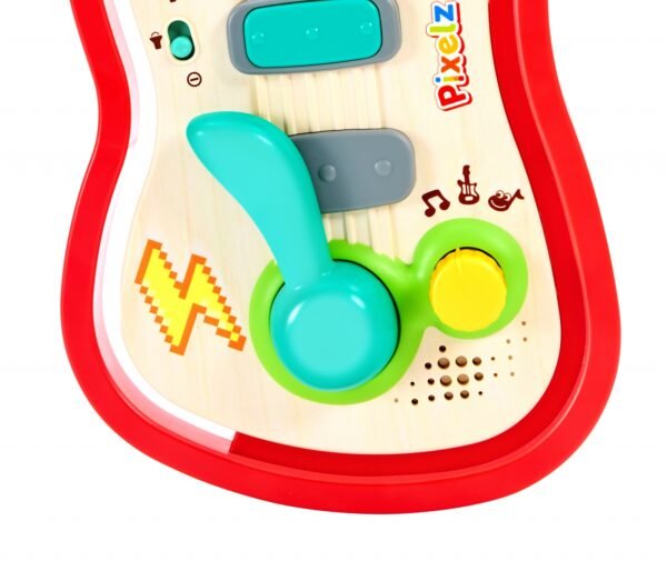 Интерактивна играчка, Hape, Pixelz, Цветна рок китара