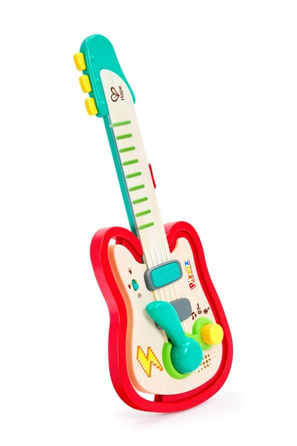Интерактивна играчка, Hape, Pixelz, Цветна рок китара